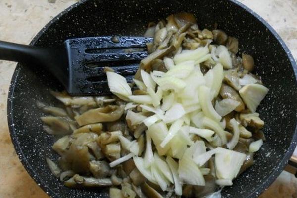 Сколько жарить вешенки на сковороде (с луком)? | WhatTimes.ru